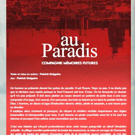 Théâtre : Au Paradis
