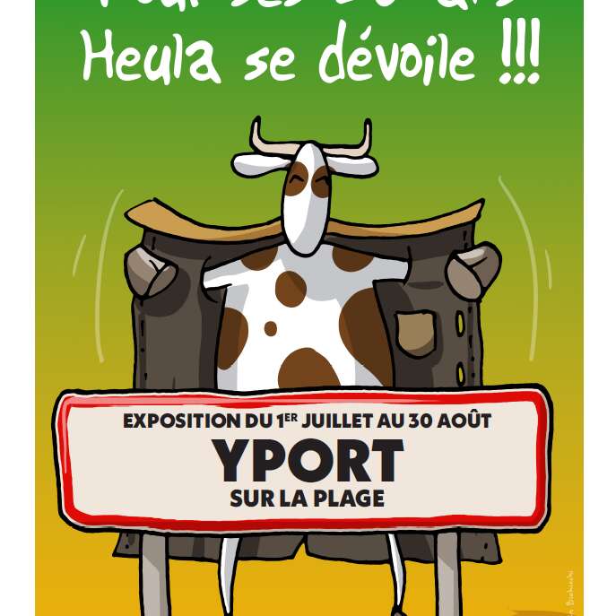 EXPOSITION - Heula s'expose sur les cabanes d'Yport