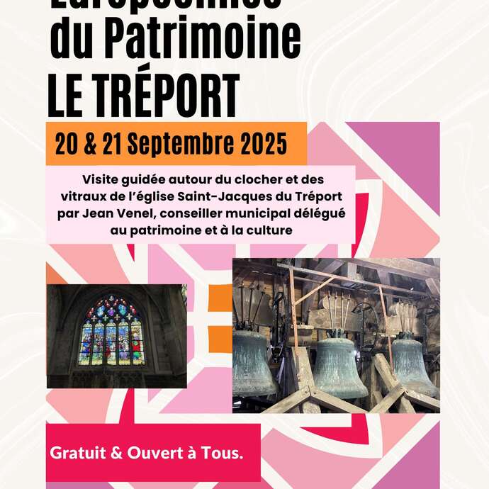 JEP 2025 - Visites guidées autour du clocher et des vitraux - Eglise St Jacques
