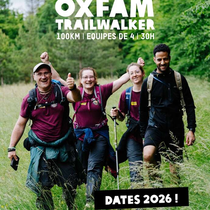 Passage Trailwalker Oxfam Dieppe 2026