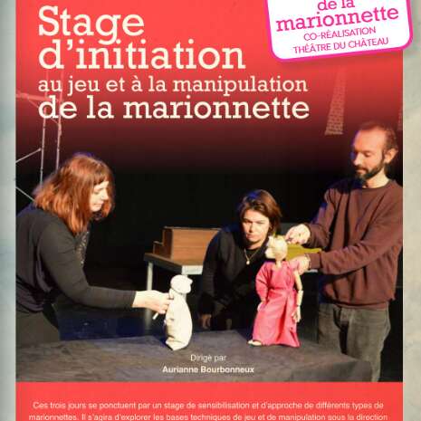 Les 3 jours de la marionnette : Stage d'initiation au jeu et à la manipulation de la marionnette