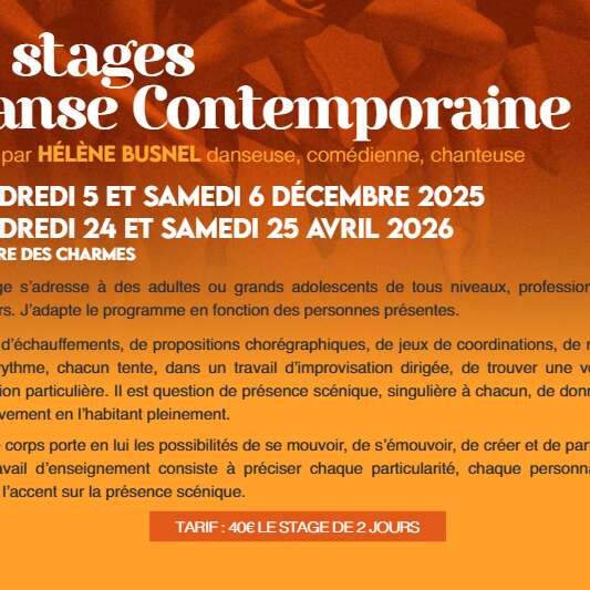 Stages de danse contemporaine