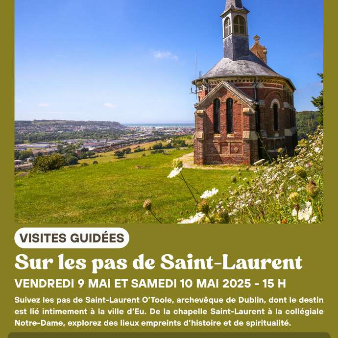 Visite guidée : Sur les pas de Saint-Laurent O'Toole, archevêque irlandais mort à Eu, canonisé en 1225