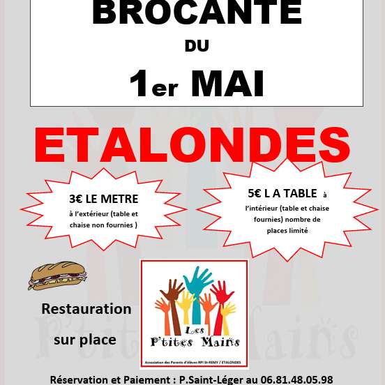 Brocante du 1er mai