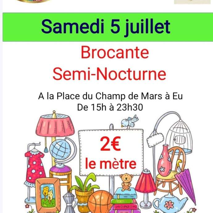 Brocante semi-nocturne