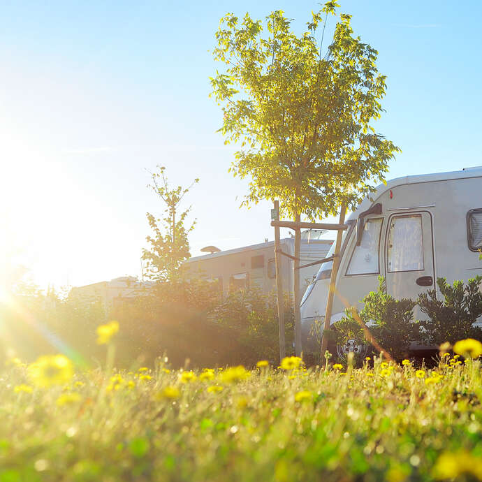 Parkeerterreinen voor campers in Gerville