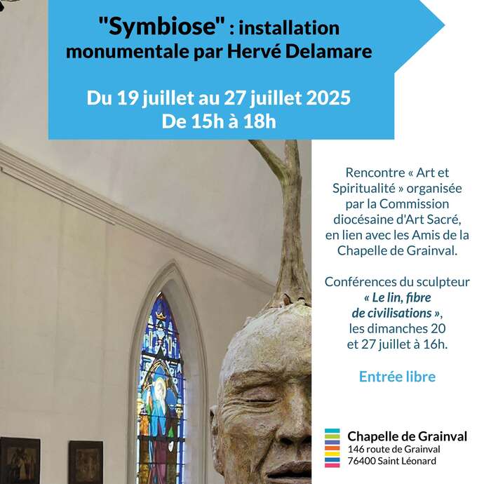 SYMBIOSE : installation monumentale par Hervé DELAMARE