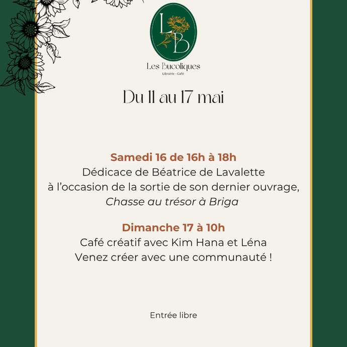 Café créatif avec Kim Hana et Léna