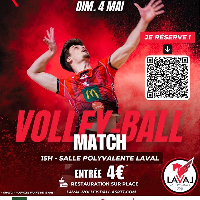 Laval vs Asnières - Match de Volley Ball