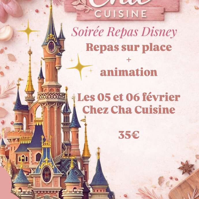 Soirée repas à thème Disney