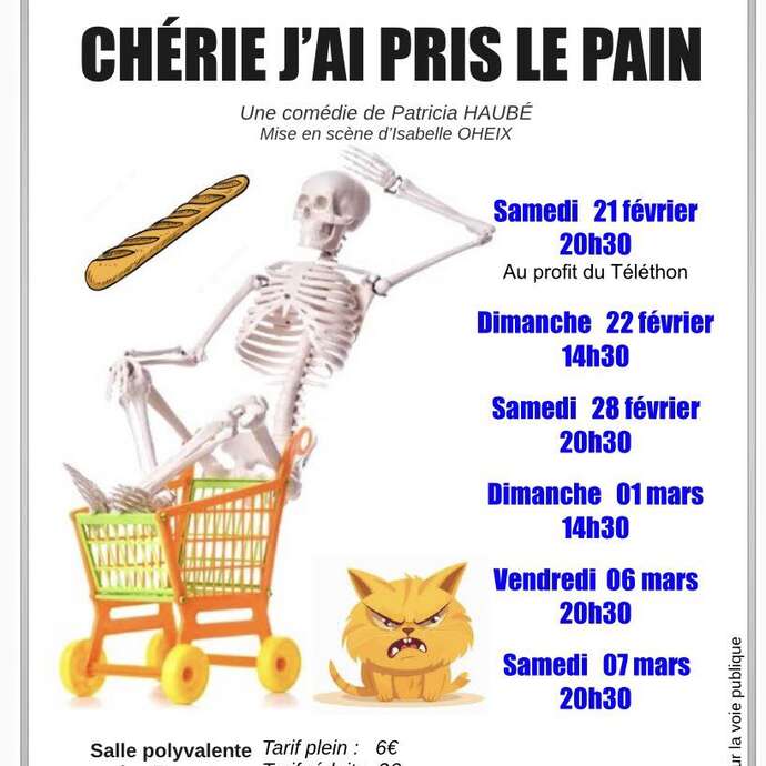 Chérie, j'ai pris le pain - Le Théâtre des Arlequins