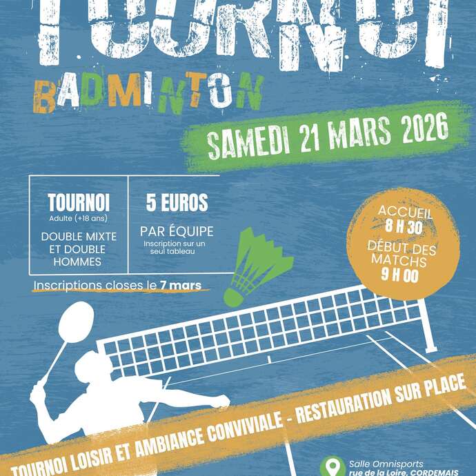 Tournoi badminton