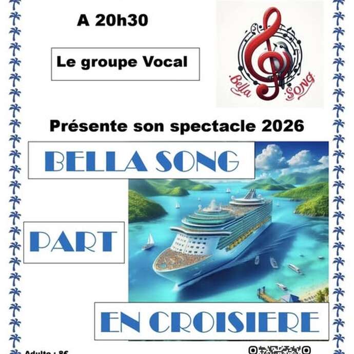 Bella Song part en croisière