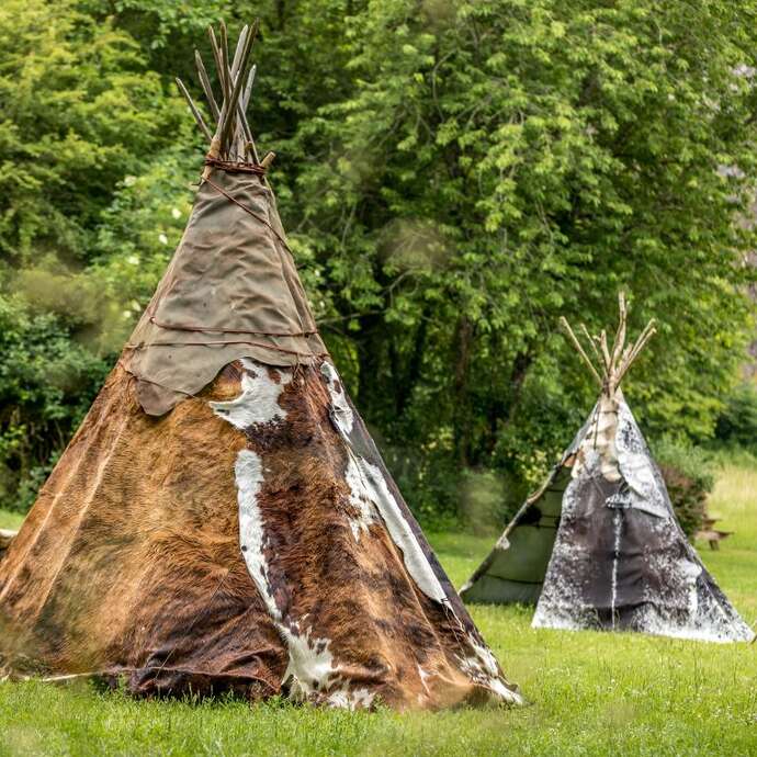 Campement préhistorique