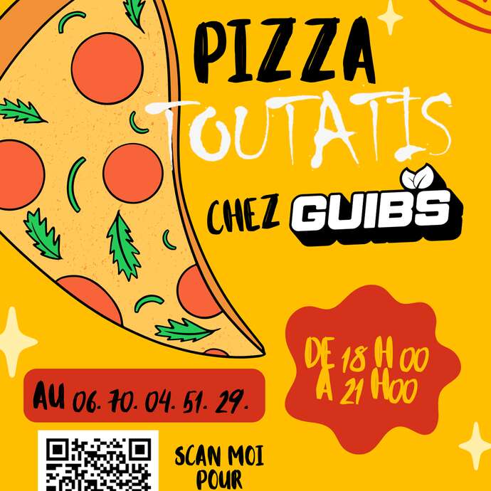 PIZZA TOUTATIS CHEZ GUIBS