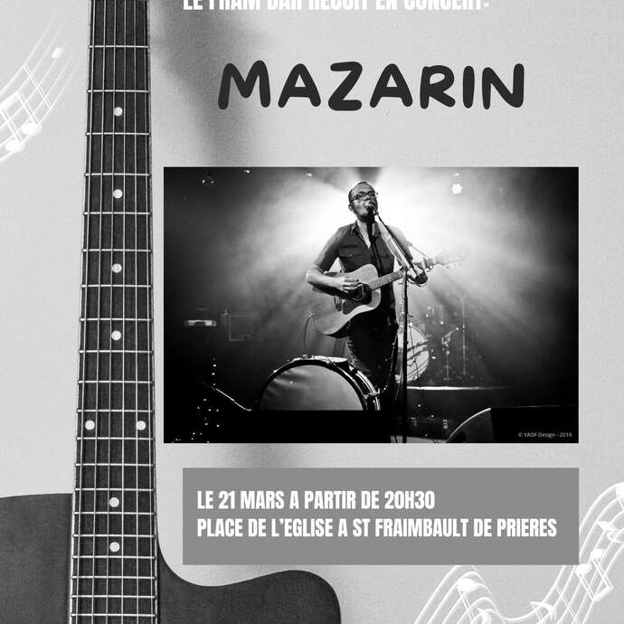 MAZARIN EN CONCERT AU FRAM BAR