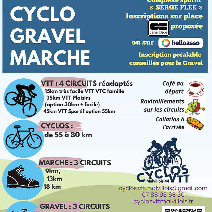 La Malvilloise - Cyclo VTT Marche Gravel