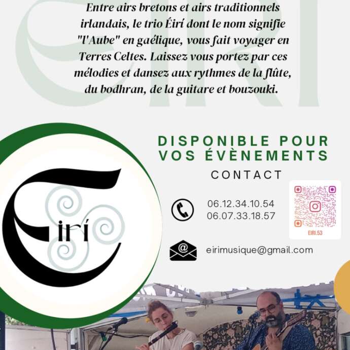 SOIREE ST PATRICK AVEC EIRI