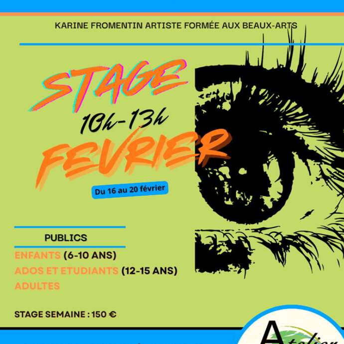 STAGE D'ART PLASTIQUE AVEC KARINE FROMENTIN