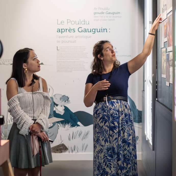 Visite guidée centre d'interprétation Gauguin l'atelier du Pouldu