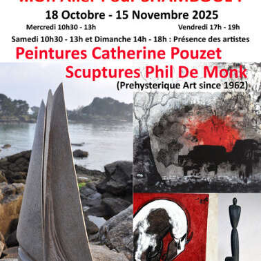 ...Un aller pour Shamboul. Peintures Catherine Pouzet - sculptures Phil De Monk