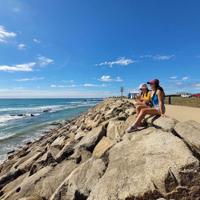 Liaison bourg-plage Pouldreuzic - Plage de Penhors
