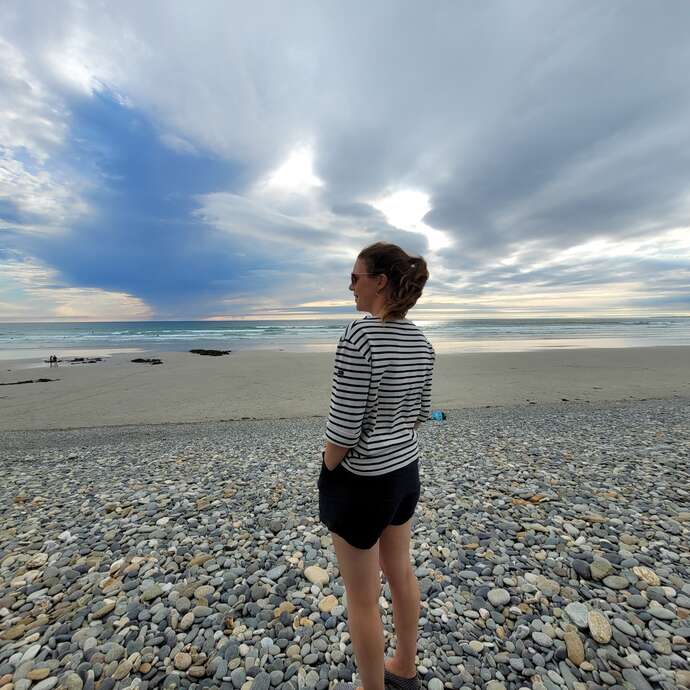 Liaison bourg-plage de Ruvein