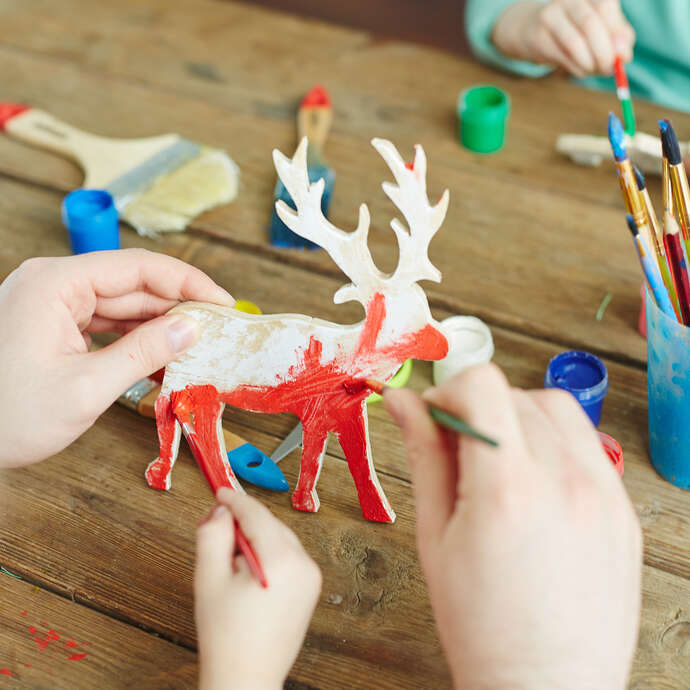 Atelier enfant - DIY décor d'hiver