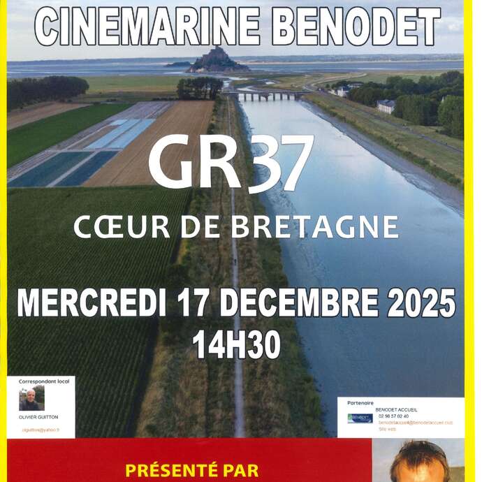 Connaissance du Monde au Cinémarine : GR37 Coeur de Bretagne, du Mont Saint-Michel à Crozon