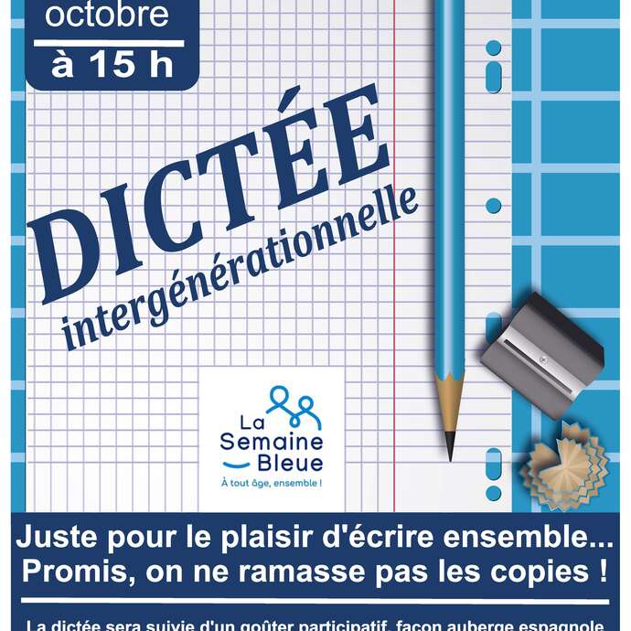 Dictée intergénérationnelle