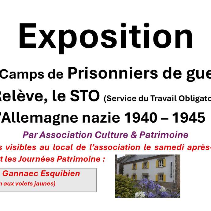Exposition « Les camps de prisonniers en Allemagne, la relève et le STO pendant la seconde guerre mondiale»