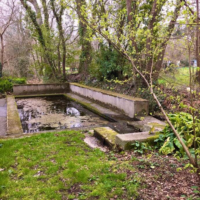 Fontaine et lavoir du Rhu