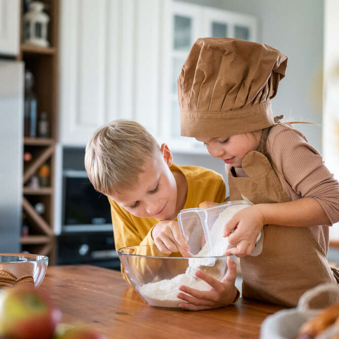 Atelier cuisine parent enfant - saucisson au chocolat