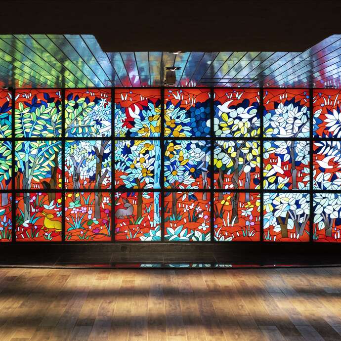 Marché de Noël et exposition de vitrail