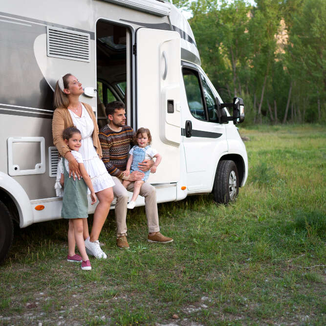 Aire de stationnement et de services - Camping La Grande Plage