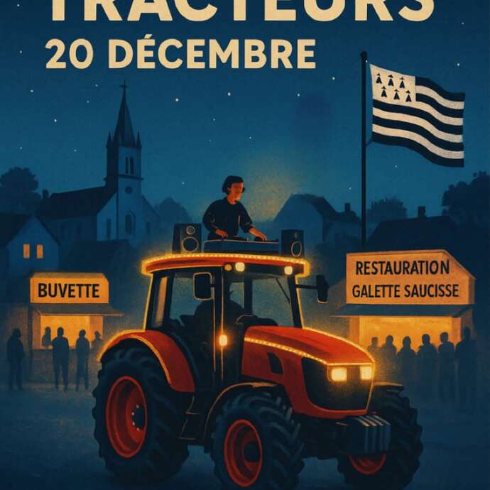 Défilé de tracteurs lumineux 🎅