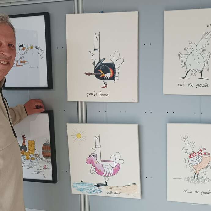 Exposition  : La basse-cour en folie  - Franck Fleury