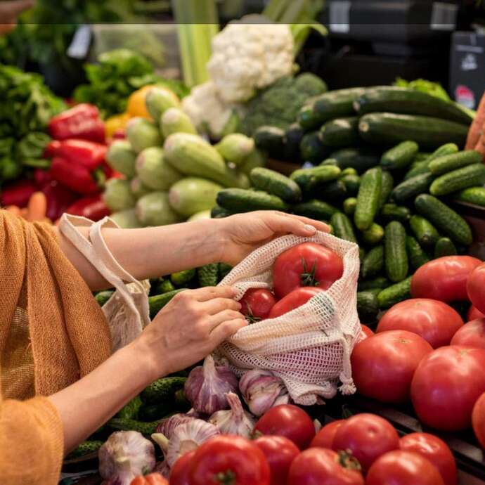 Marché bio local et festif