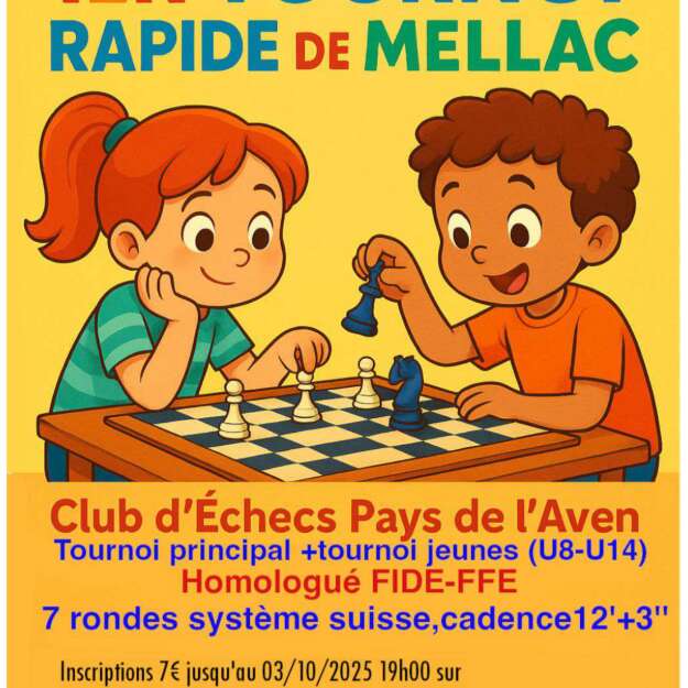 1er tournoi d'échecs rapide de Mellac