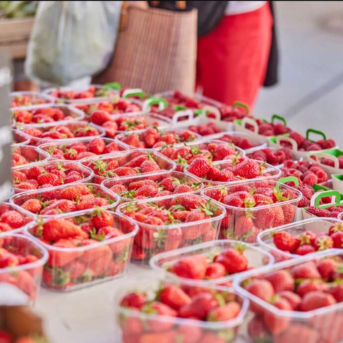 Marché bio, local, festif