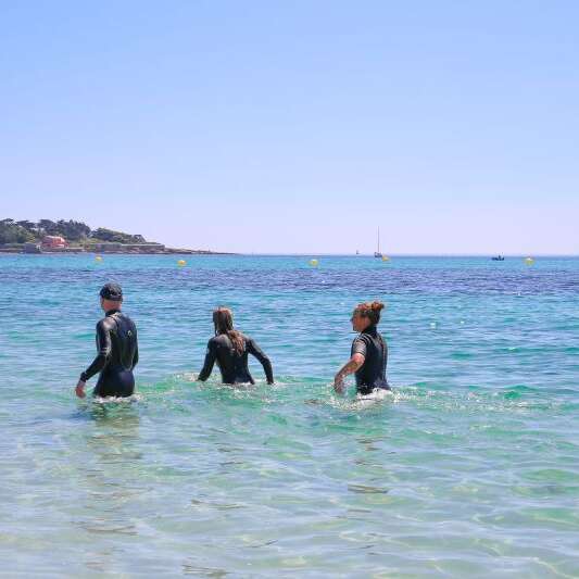 Marche aquatique - Premier bain de l'année