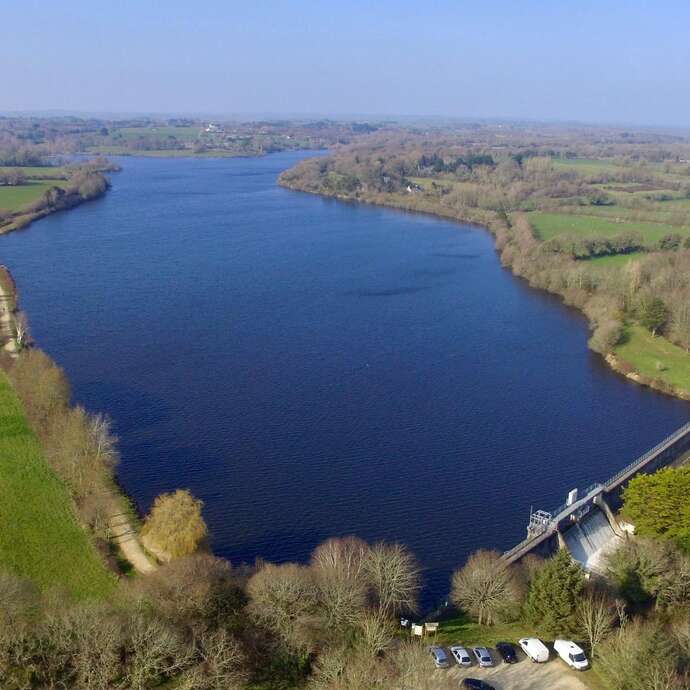 Liaison pédestre Halle Raphalen-Plan d'eau du Moulin Neuf