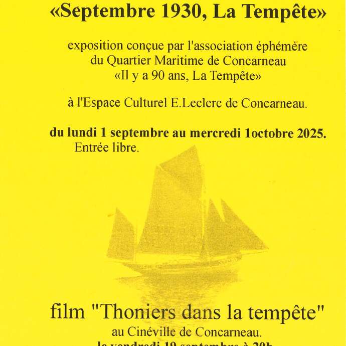 Septembre 1930, La Tempête