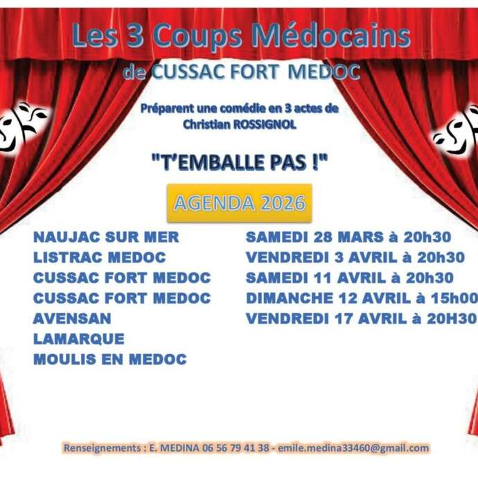 Pièce de théâtre "T'emballe pas !"