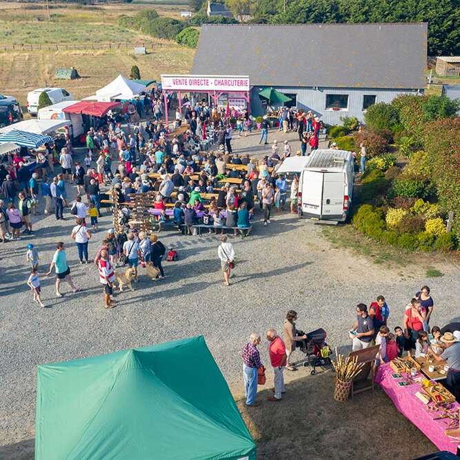 Marché d'été à la ferme du Pré Bois