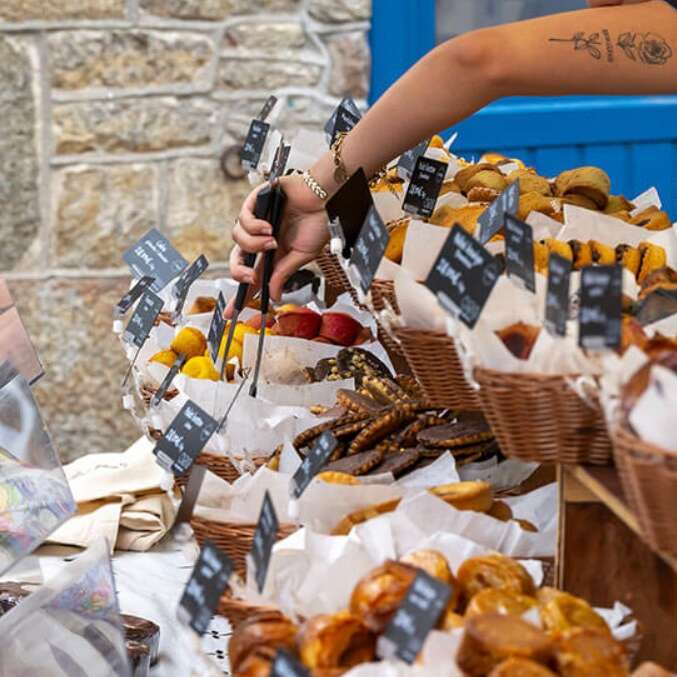 Marché d'été à Cancale