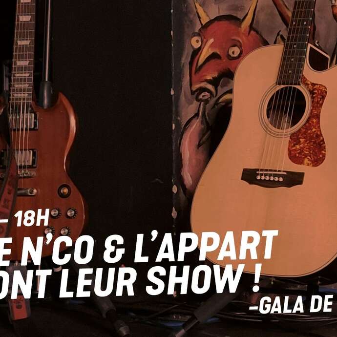 Guitare n'co & l'Appart à Zik font leur show !