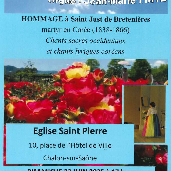 Hommage à saint Just de Bretenières