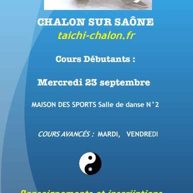 Inscriptions aux cours de tai chi chuan