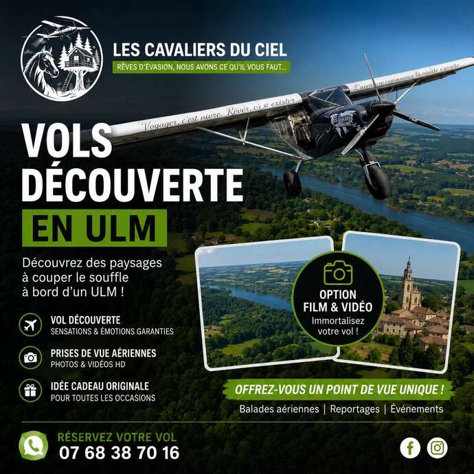 Vols découverte en ULM Multiaxes